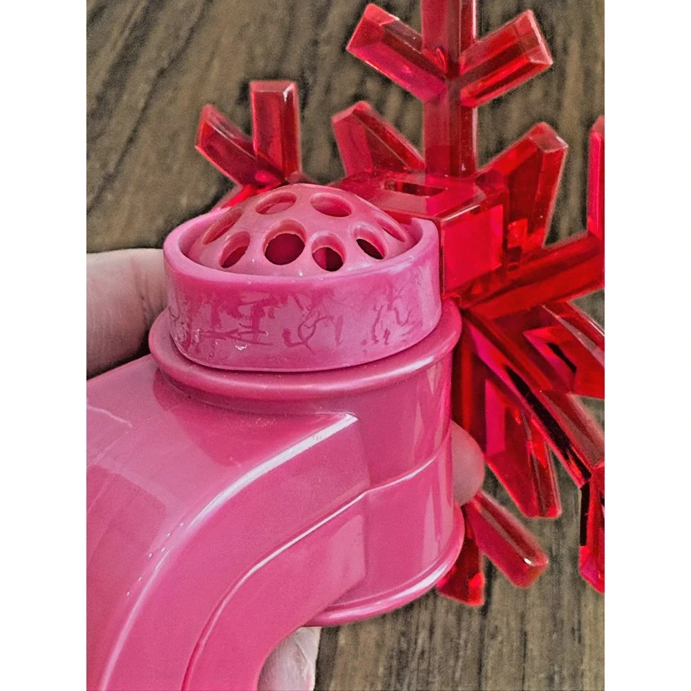 Hot Pink Snowflake & Green Holly Wallflower Diffuser Plug In Bath & Body Works